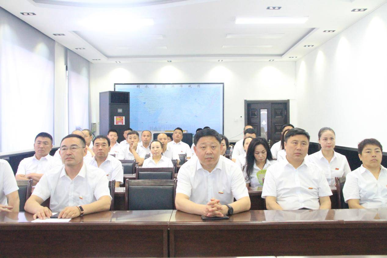 明水县水务局庆祝建党100周年系列活动拉开序幕