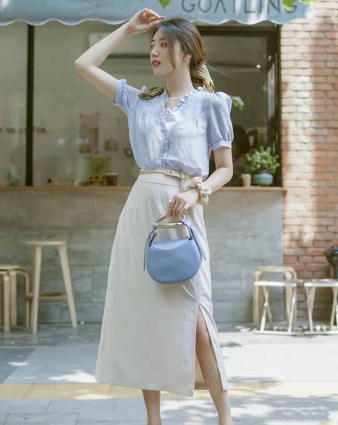 整体|“淑女色”选对，少女感十足的穿搭