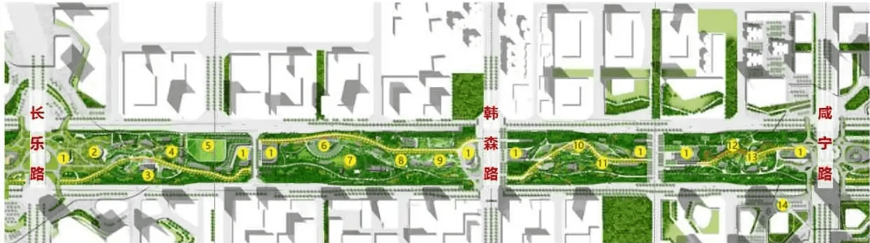 原創西安三環內世紀工程幸福林帶2021年7月開園周邊優質盤解析