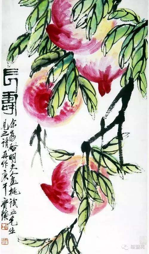 齐白石门下弟子,齐白石再传弟子-少白汤发周谈:齐白石国画中的祝寿图