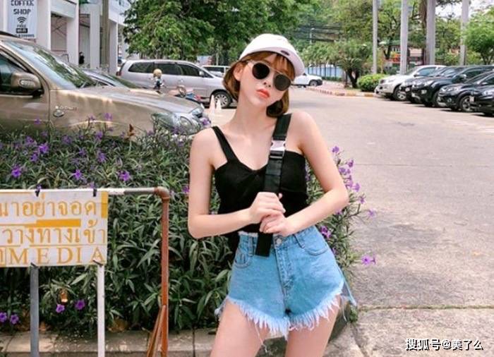 大象|腿粗女孩短裤这样穿,大象腿肉屁股妥妥藏起来!