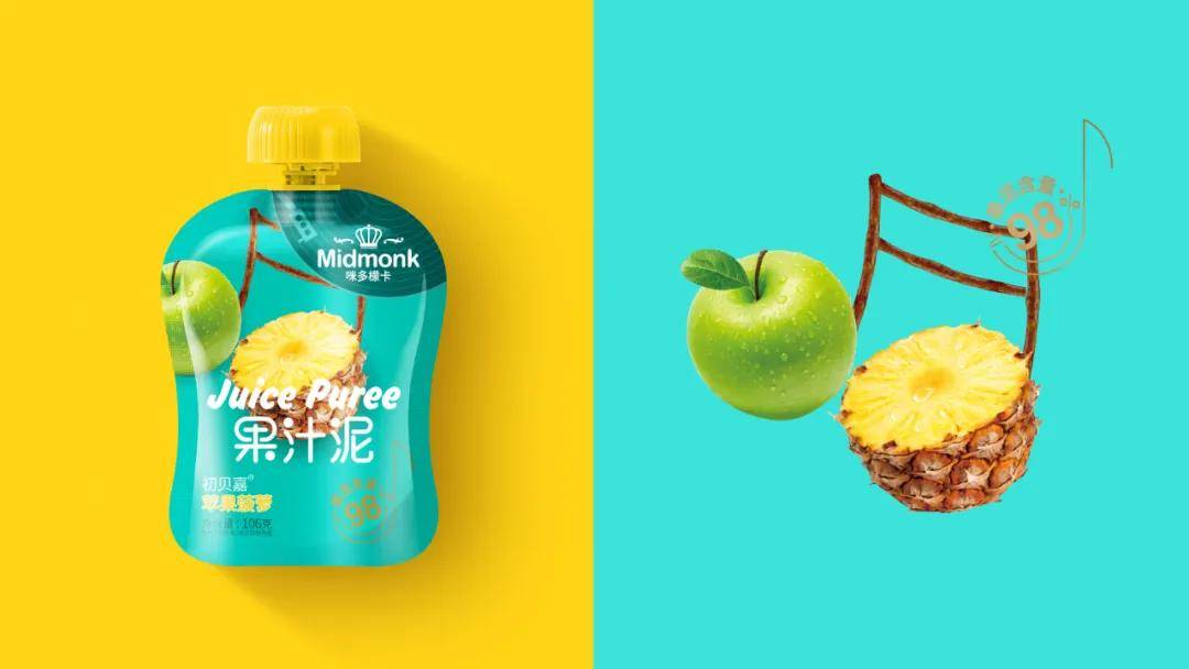 经验教程|果泥哪个牌子好？这款果泥设计以音乐为主题，一下子提升了市场竞争力