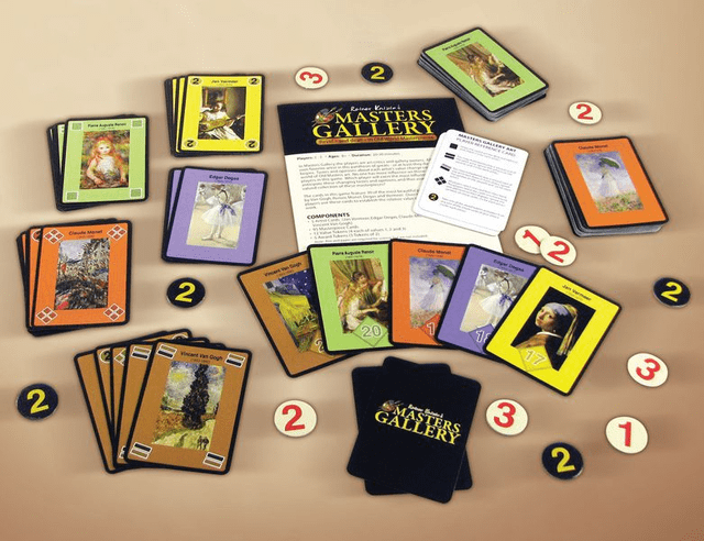 买游戏当然是为了看画这些桌游可以带你看遍大师画展