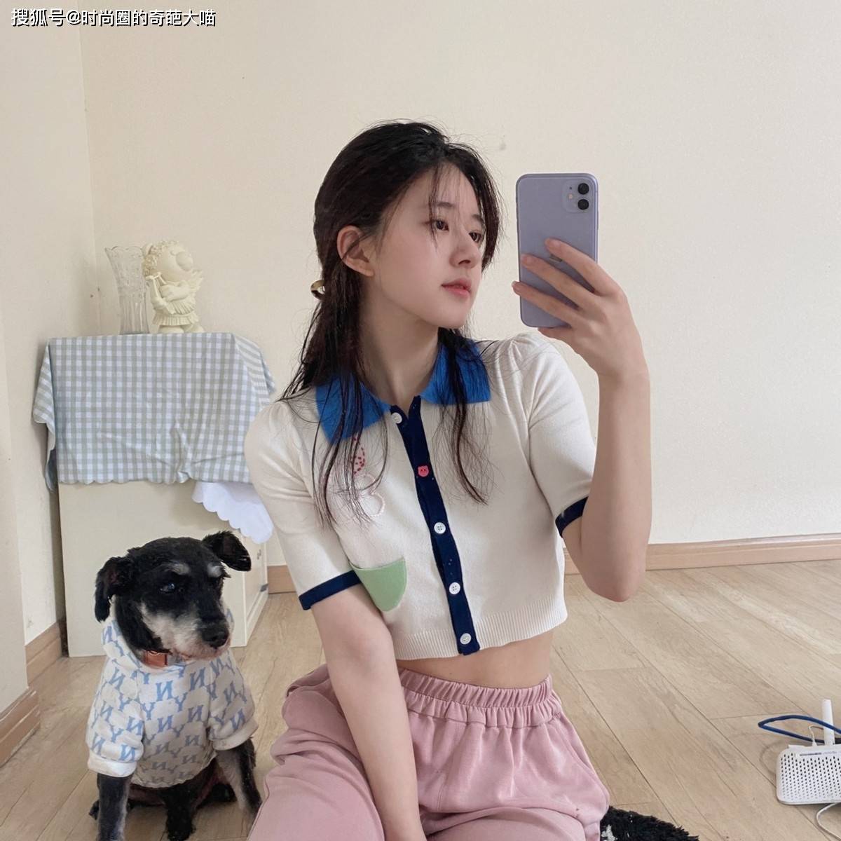 赵露思|T恤还穿不腻？看看爱豆的花式polo穿搭，素人们也值得一试