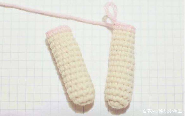 玩偶|穿粉色裙子扎羊角辫的女孩玩偶钩针图解，呆萌可爱
