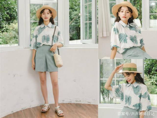 显得|夏季很流行穿衬衫，搭配这5条半身裙，看上去简直美翻了！