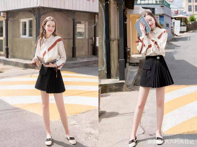 显得|夏季很流行穿衬衫，搭配这5条半身裙，看上去简直美翻了！