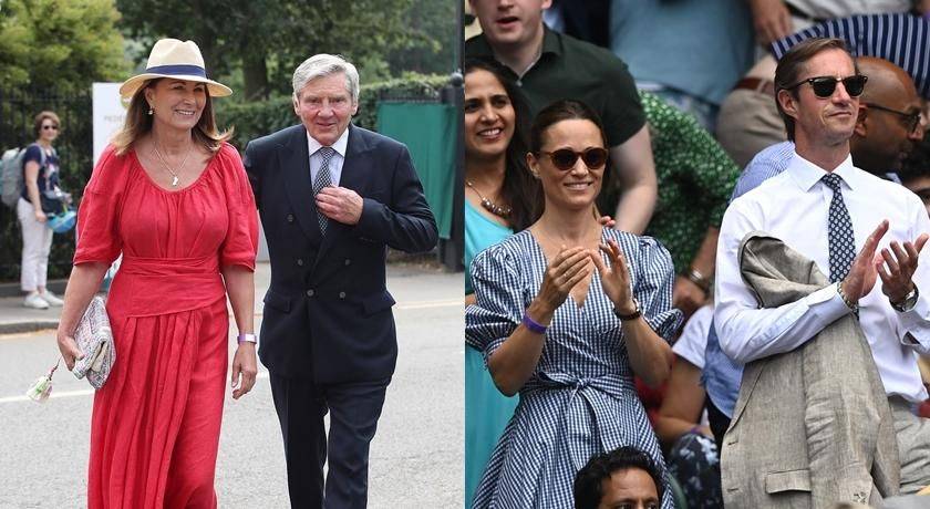 球赛|凯特居家隔离一周解放，绿色洋装抢镜网球赛，娘家总动员现时尚力