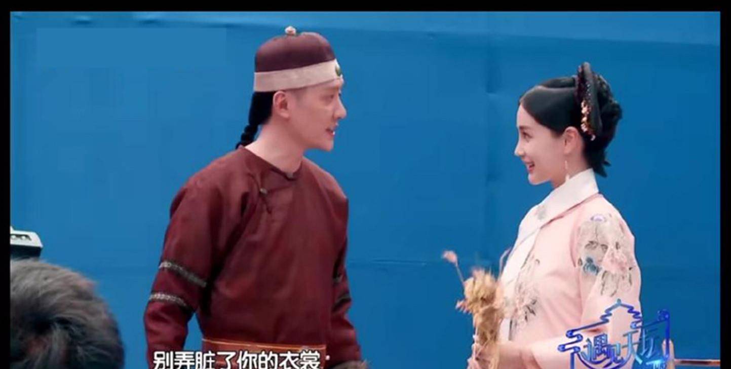 冯绍峰|Angelababy清宫造型曝光，搭配混血脸毫无违和感，效果不输杨幂