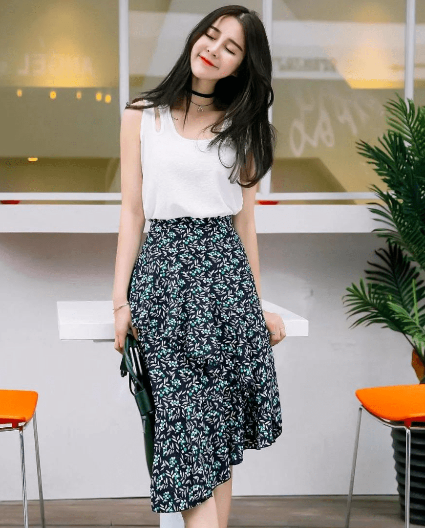 整体|夏天长裙怎么穿搭?长裙这样穿,150-170cm都好看!