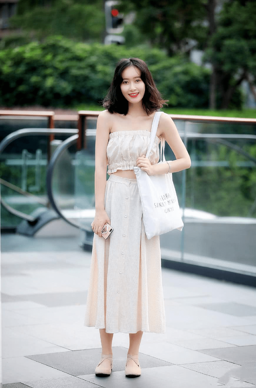 整体|夏天长裙怎么穿搭?长裙这样穿,150-170cm都好看!