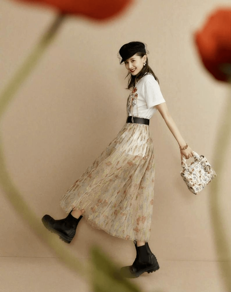 整体|夏天长裙怎么穿搭?长裙这样穿,150-170cm都好看!