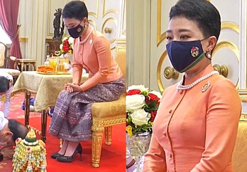 原创43岁帕公主忠孝两全现身寺庙为母亲祈福颂妃靠女儿底气十足