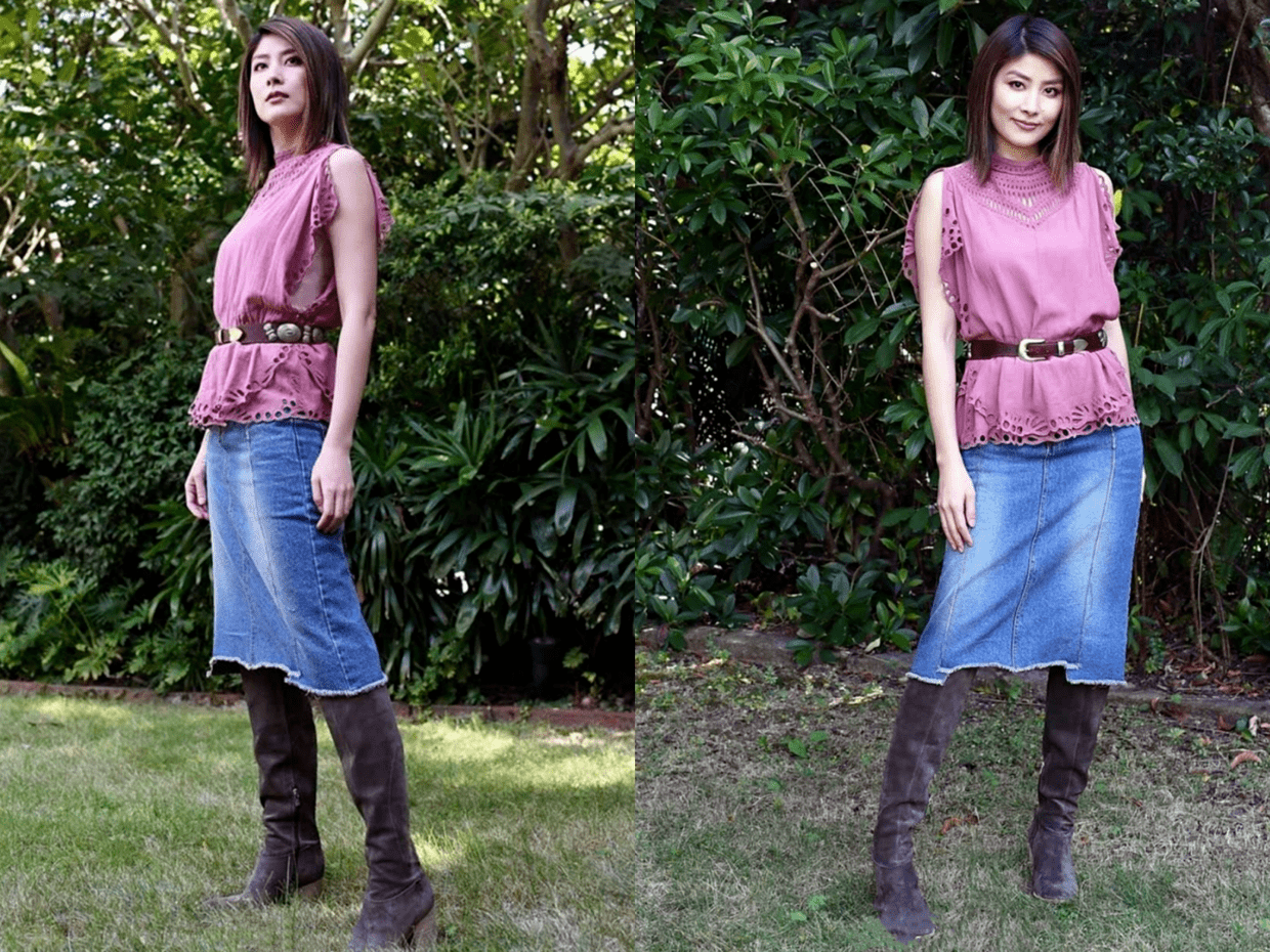 身材|陈慧琳48岁了，气质反而更高级，印花上衣配银色半身裙，高贵优雅