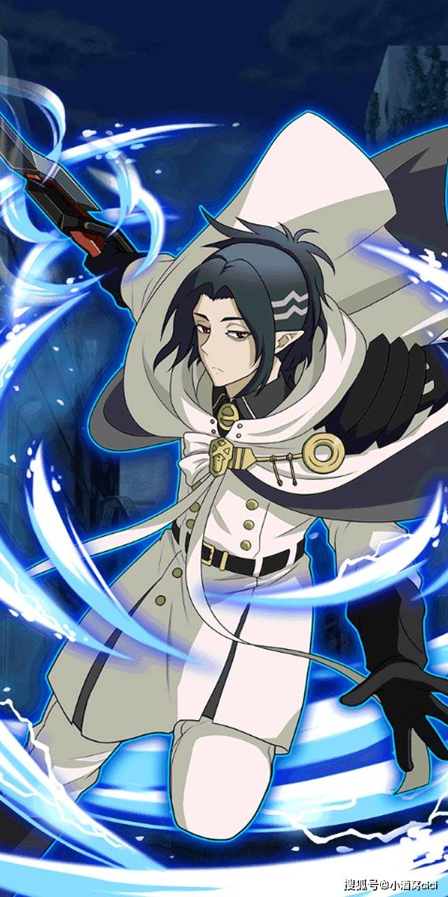 《终结的炽天使》雷奈·西姆,动漫全面屏壁纸,冷酷的宝藏男孩