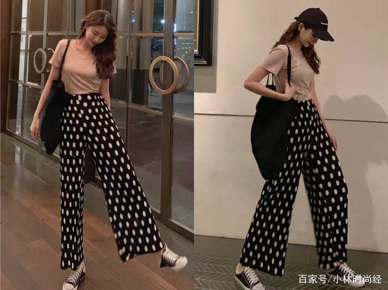 夏天|夏天不要老穿裙子了，腿短试试“阔腿裤＋t恤”，巨时髦又显瘦！