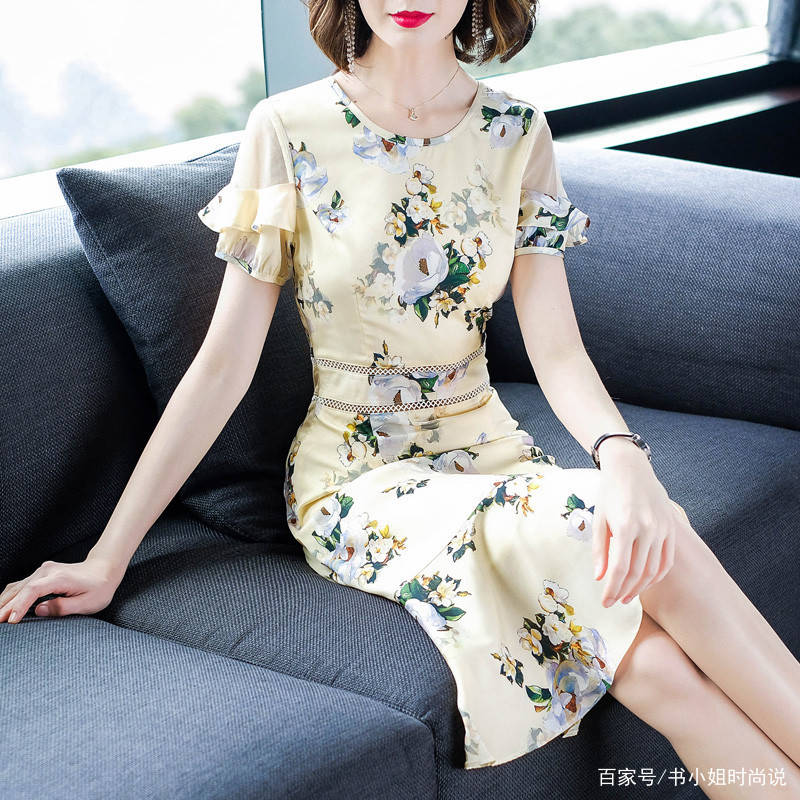 都能|夏天太闷热了，不如换上这文艺清新的旗袍裙，给你带来一抹清凉
