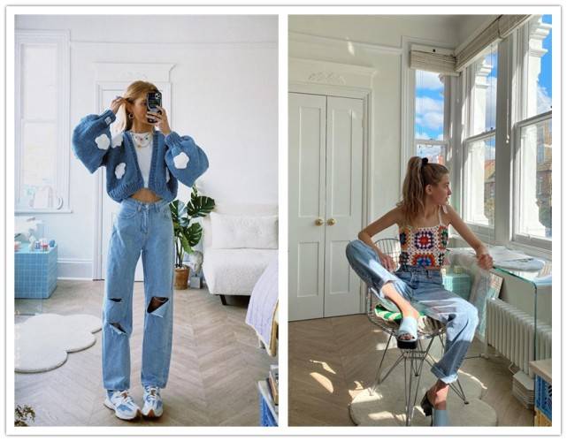 &quot|鲨鱼裤＂退位让贤＂！今年大火的牛仔阔腿裤太精致，打造最in穿搭