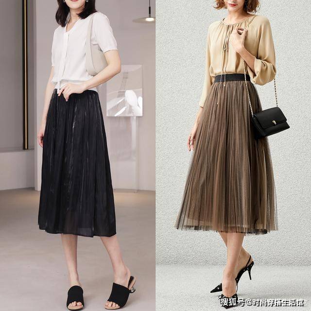 高跟鞋|怕冷的中年女人，夏天少穿短裤，试试这样穿，演绎知性美