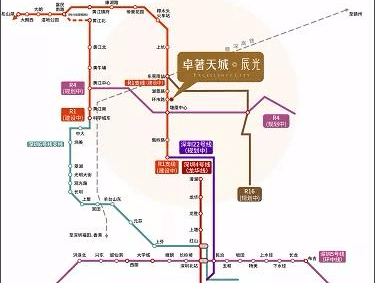 链接深圳,速达深圳龙华,福田等地;地铁r1线支线与深圳22号线接驳后,将