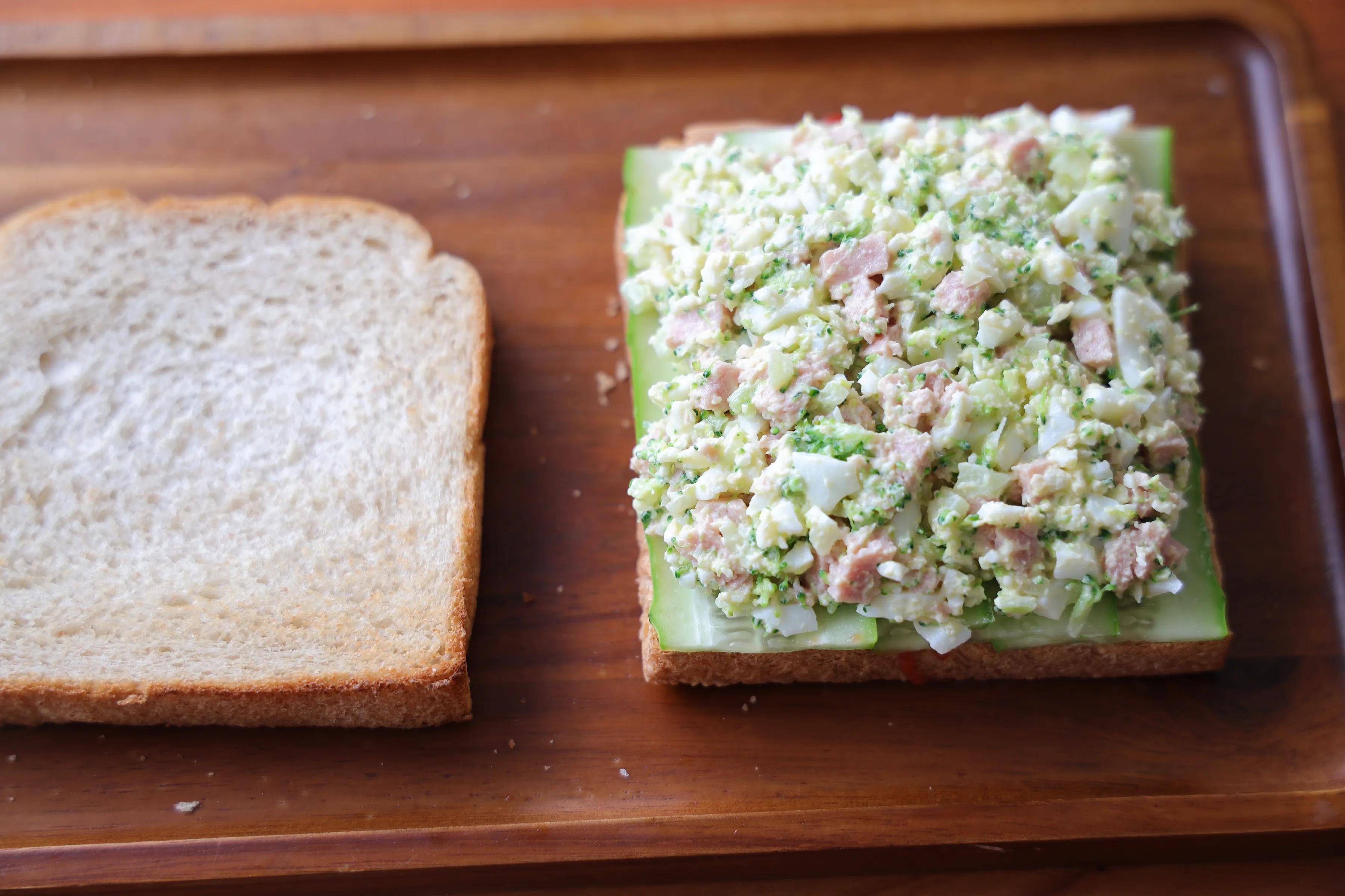 蔬菜|适合减脂健身的三明治，低油低脂，膳食纤维含量高，10分钟搞定