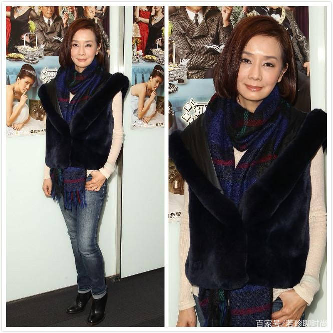 服装|毛舜筠虽然已经60多了，但是身材保养得好好，穿紧身裤腿好细