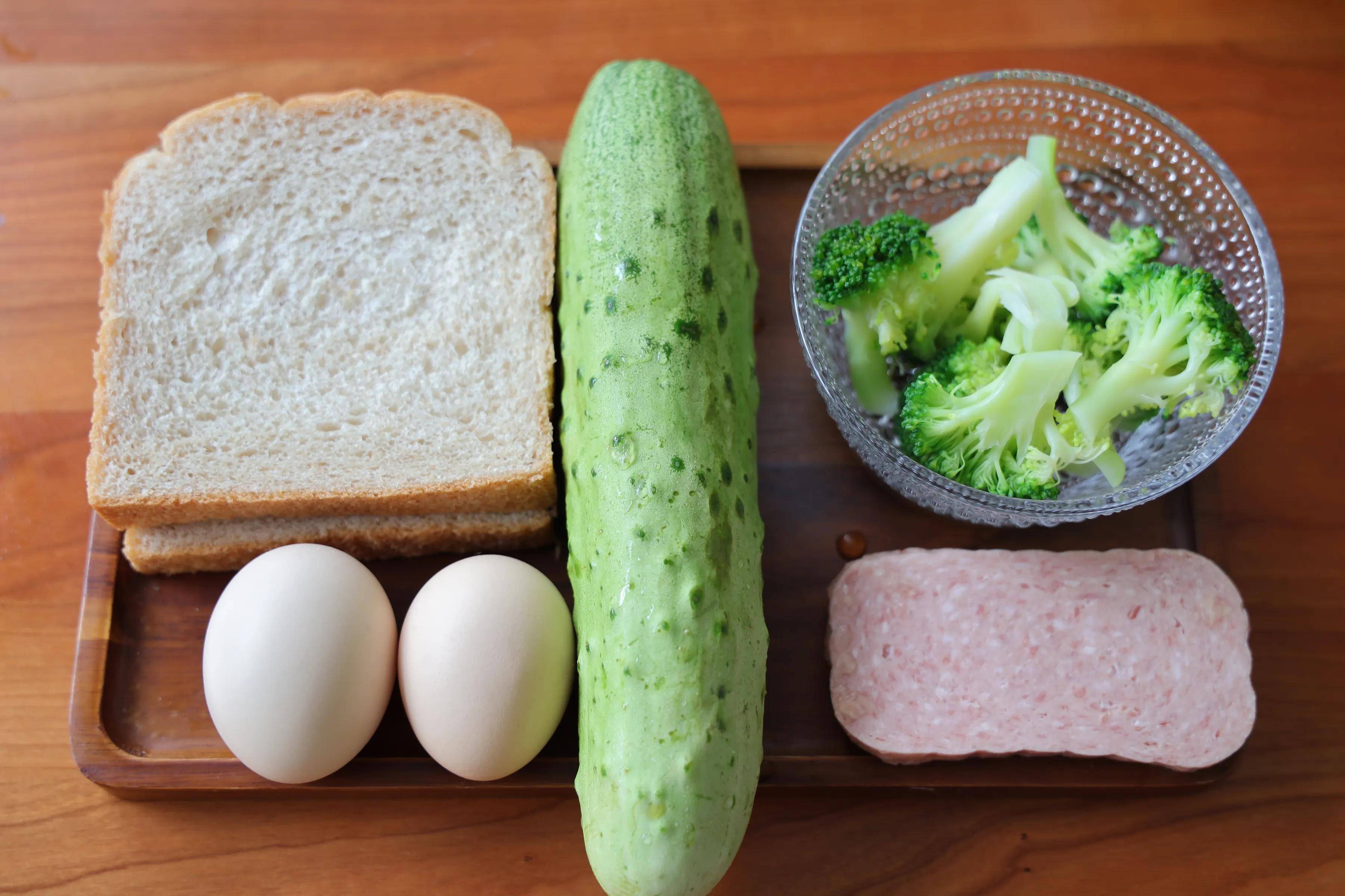 蔬菜|适合减脂健身的三明治，低油低脂，膳食纤维含量高，10分钟搞定