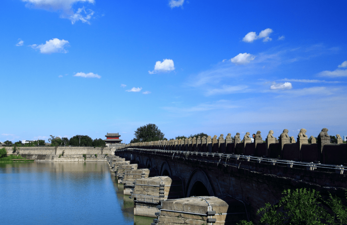 原创北京古老古桥卢沟桥屹立八百年古桥亦风景