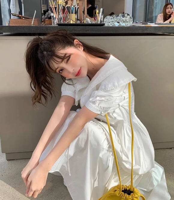 女生|让人觉得很可爱的“乖乖裙”款式,配鞋后美到小编心动?