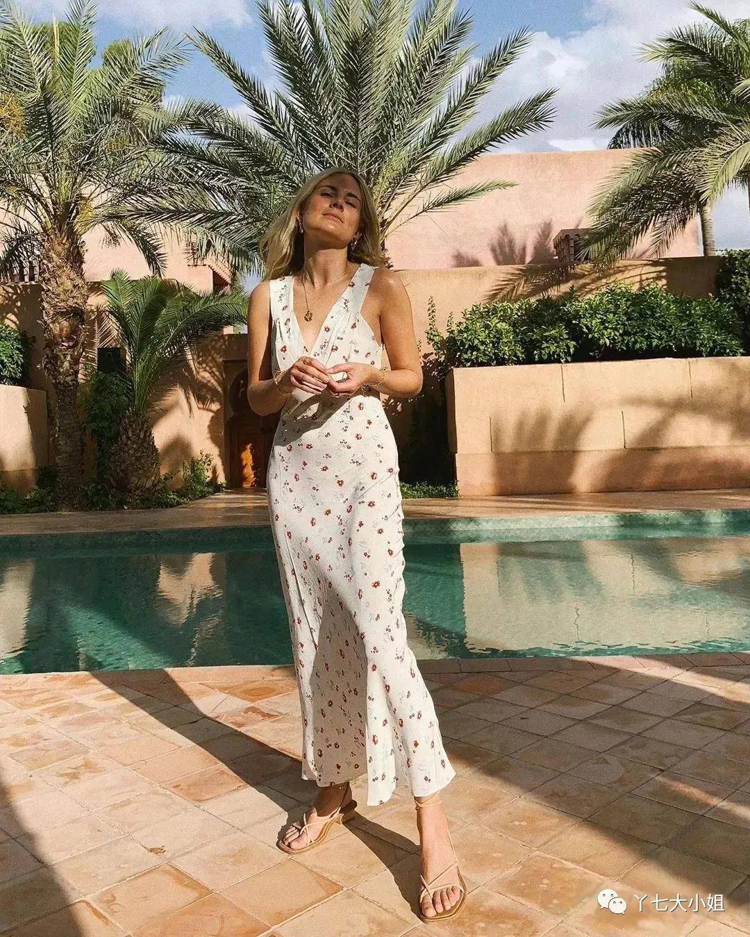 面料|今年夏天桔梗裙又火了,优雅又显气质!