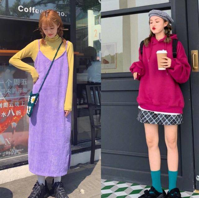 超短裙|春天美女们穿搭配衣服乖萌可爱,可甜可咸的风格