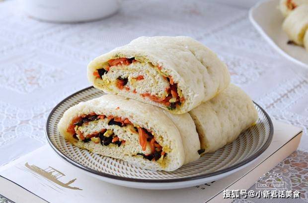 因为|早餐试试这道面食,特别是馅料,百吃不厌,家人说比吃肉包子过瘾