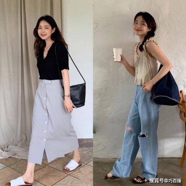 因为|夏天穿衣千万别放过“少女感”，跟着韩国博主学，轻易不会踩雷