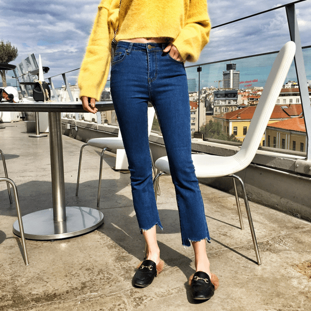 显高|八款拉风的牛仔裤，穿了显高显瘦，很减龄让你充满青春活力