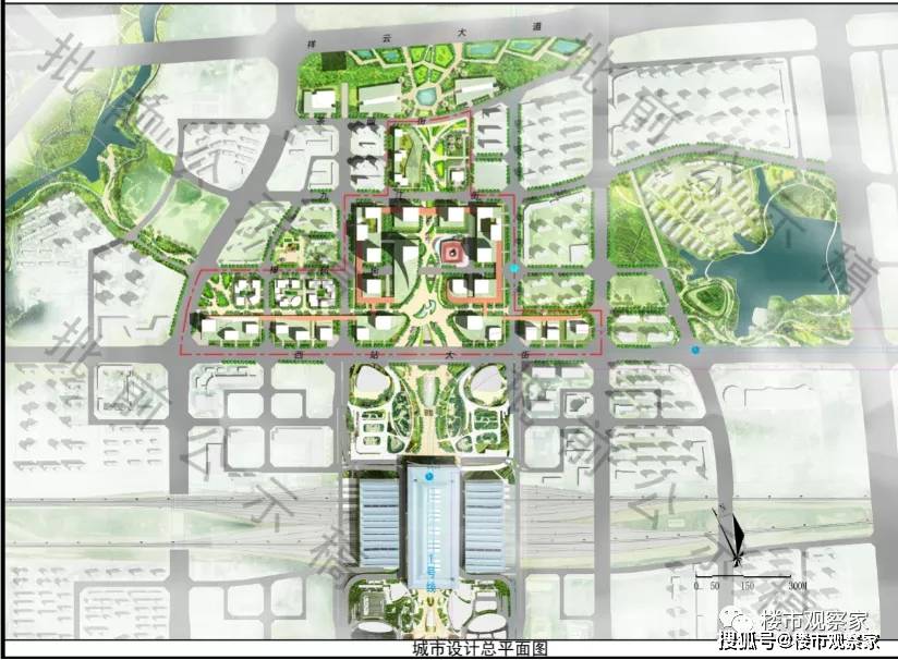 重磅南昌市西客站地区央企总部基地城市设计暨详细规划公布