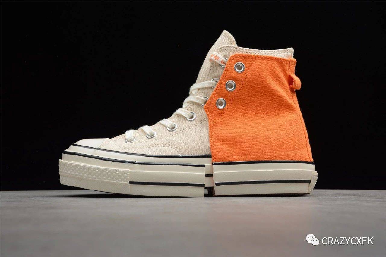 in|匡威 Converse 联名王逢陈 Feng Chen Wang 2in1 Chuck 70 解构帆布鞋