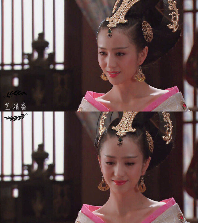 女子|一字肩造型的古装美女,温碧霞美艳动人,高圆圆脱俗!