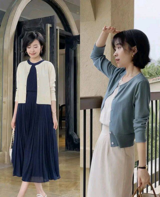 服装|40岁的女人穿什么才合适？可以选择简约的连衣裙，温柔又有气质