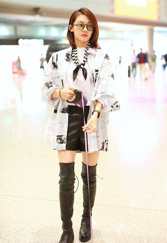 服装|苗苗的颜值是真的高，明明穿的衣服都很普通，不化妆也很有明星范