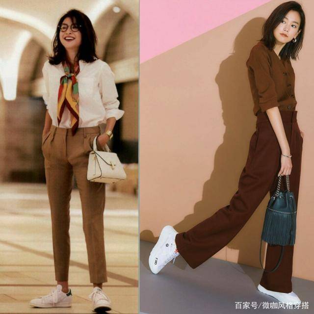 整体|运动鞋与秋装如何搭配才不显“普通”？配色和显高技巧都得知道