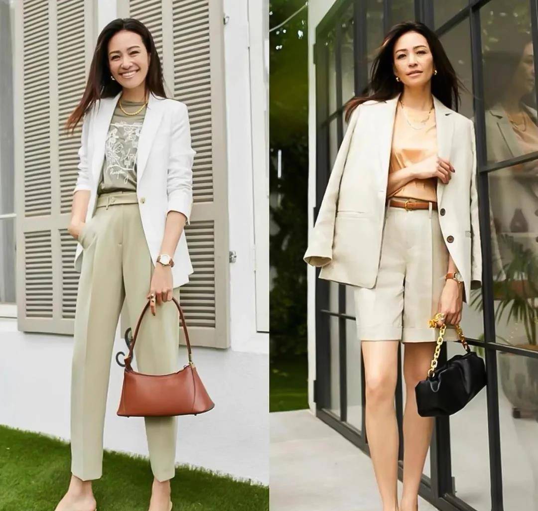 西装|中年主妇人手几件的3款美衣，简约舒适又时尚，轻松穿出好气质