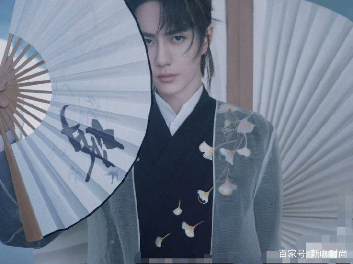 外衣|王一博化身翩翩公子，高马尾搭薄纱外衣，气场强大霸气侧露