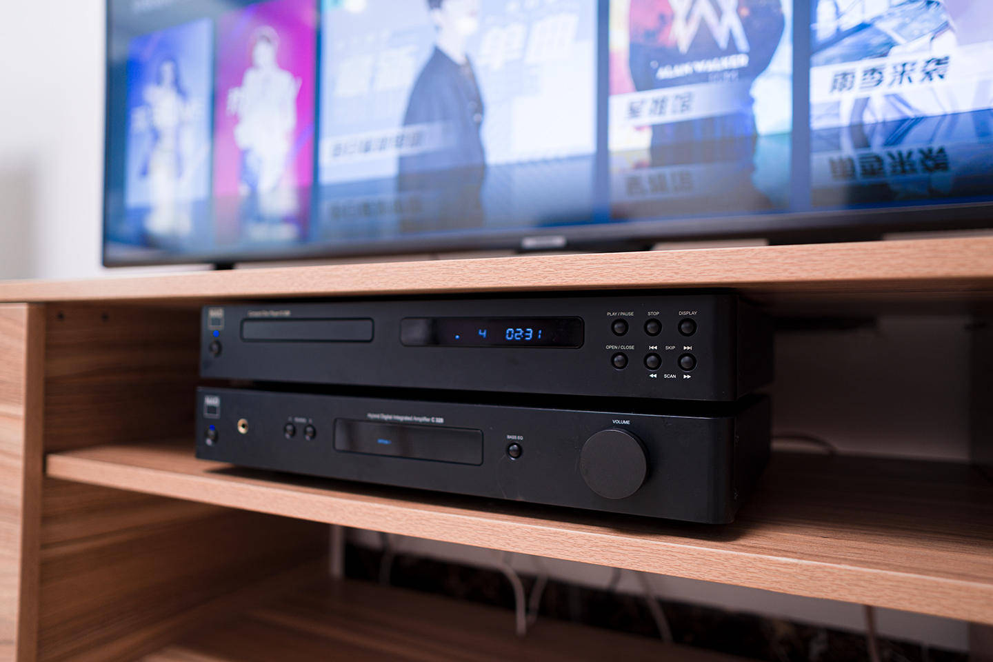 发烧hifi之选尊宝无源音箱nad功放试听