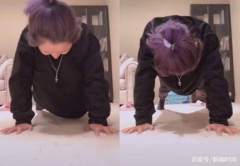 黑色|何洁又胖回来了？趴在地上肚子凸出明显，脸上肉嘟嘟超可爱