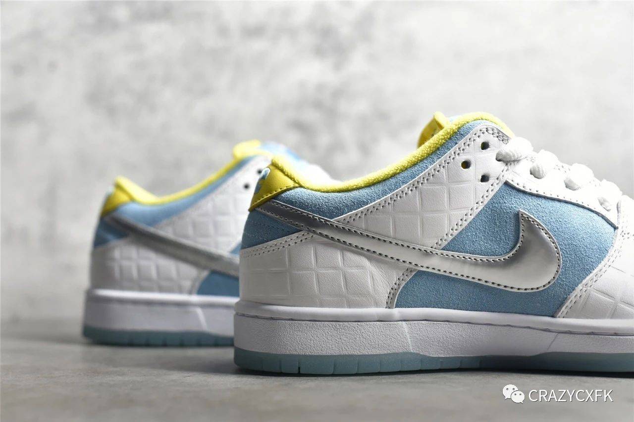 Low|耐克 Nike SB Dunk Low Lagoon Pulse x FTC 白银蓝 汤达人运动鞋评测