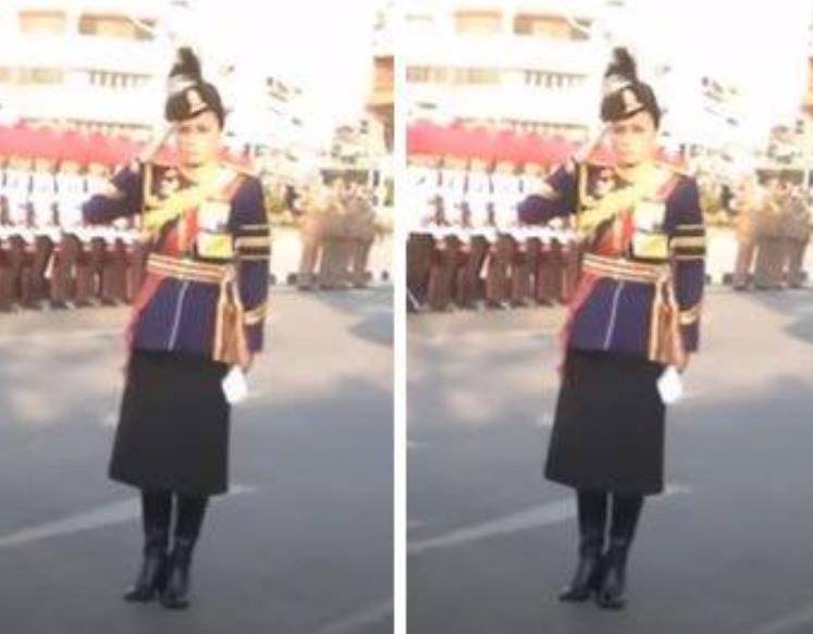 苏提达入宫前好土气 身材五五分眉头紧锁 看不出一国之母风范 时候