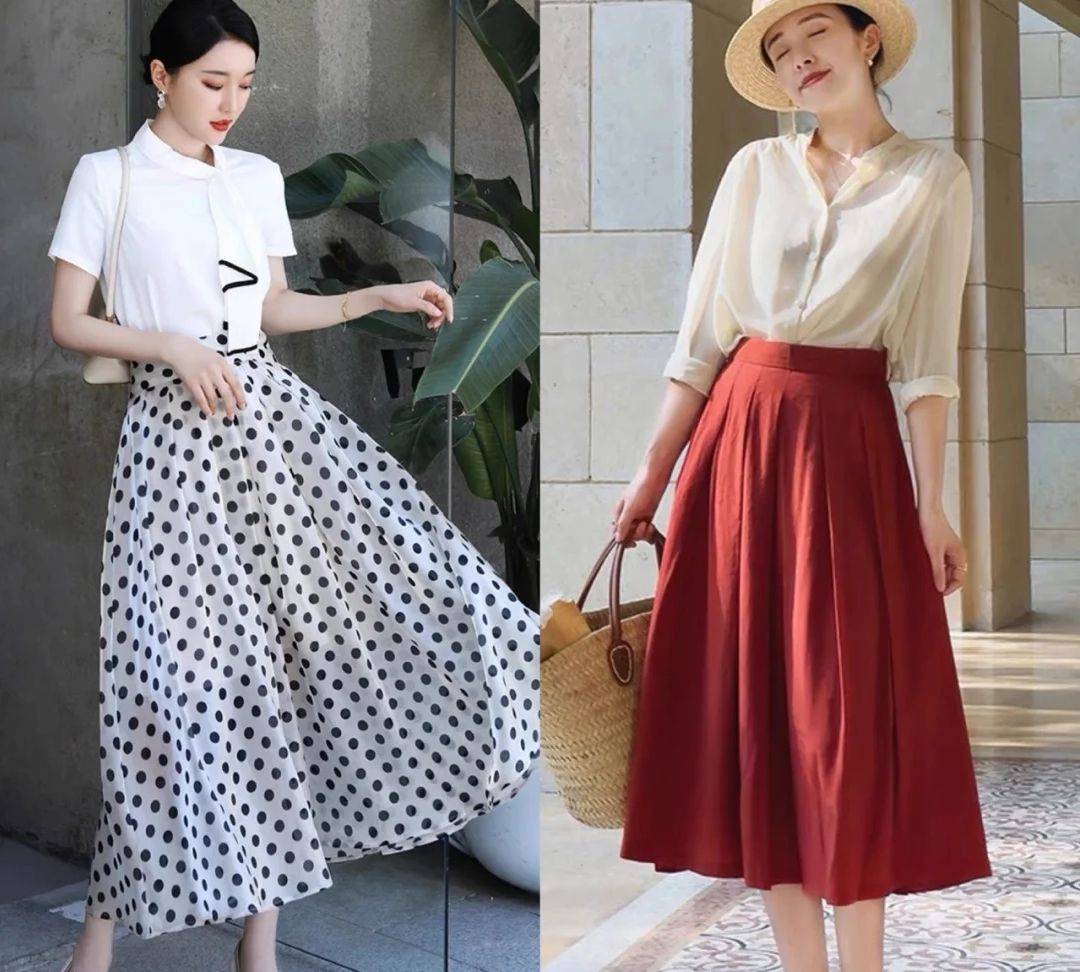 显得|半身裙怎么穿才好看？2021年流行这样穿，时尚又百变