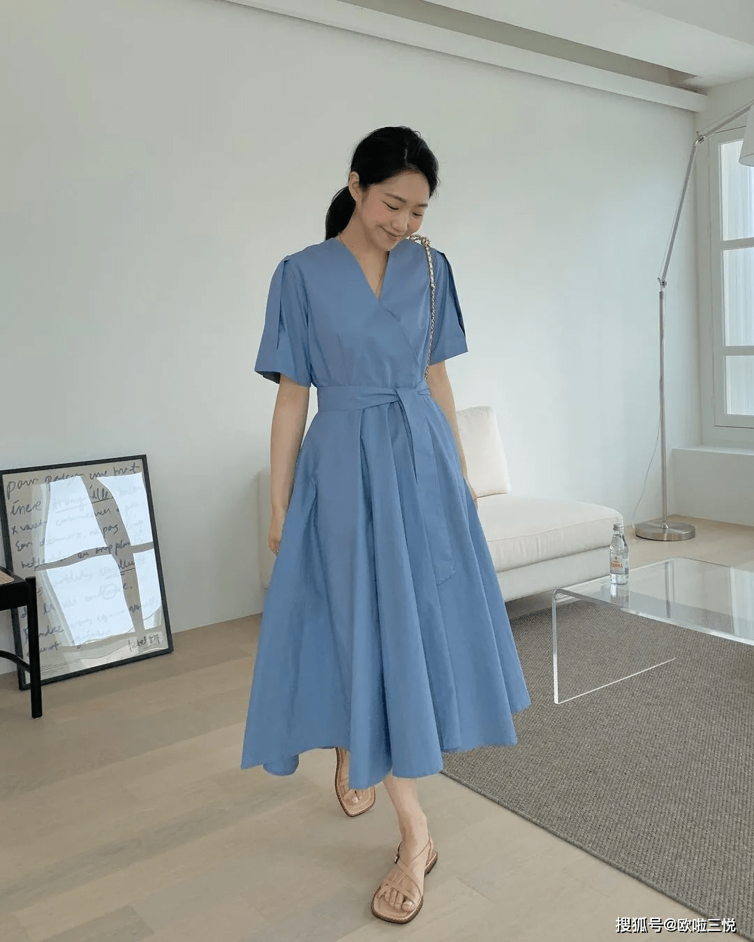 连衣裙|女生夏季穿搭：韩国风格，照着穿就很美！