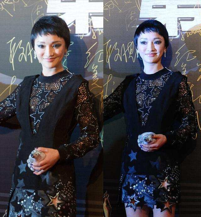 刘海|周迅这造型让人不敢认，狗啃刘海配大浓妆太媚惑，灵气全都不见了