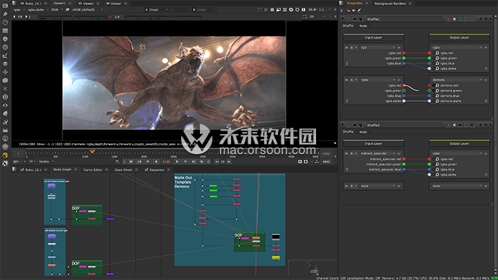 视频后期合成软件:nuke 12 for mac(支持m1)_nuke